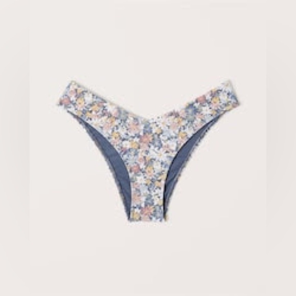 Abercrombie & Fitch High-Leg Cheeky Bottoms - Bathing Suit - XL - NWT